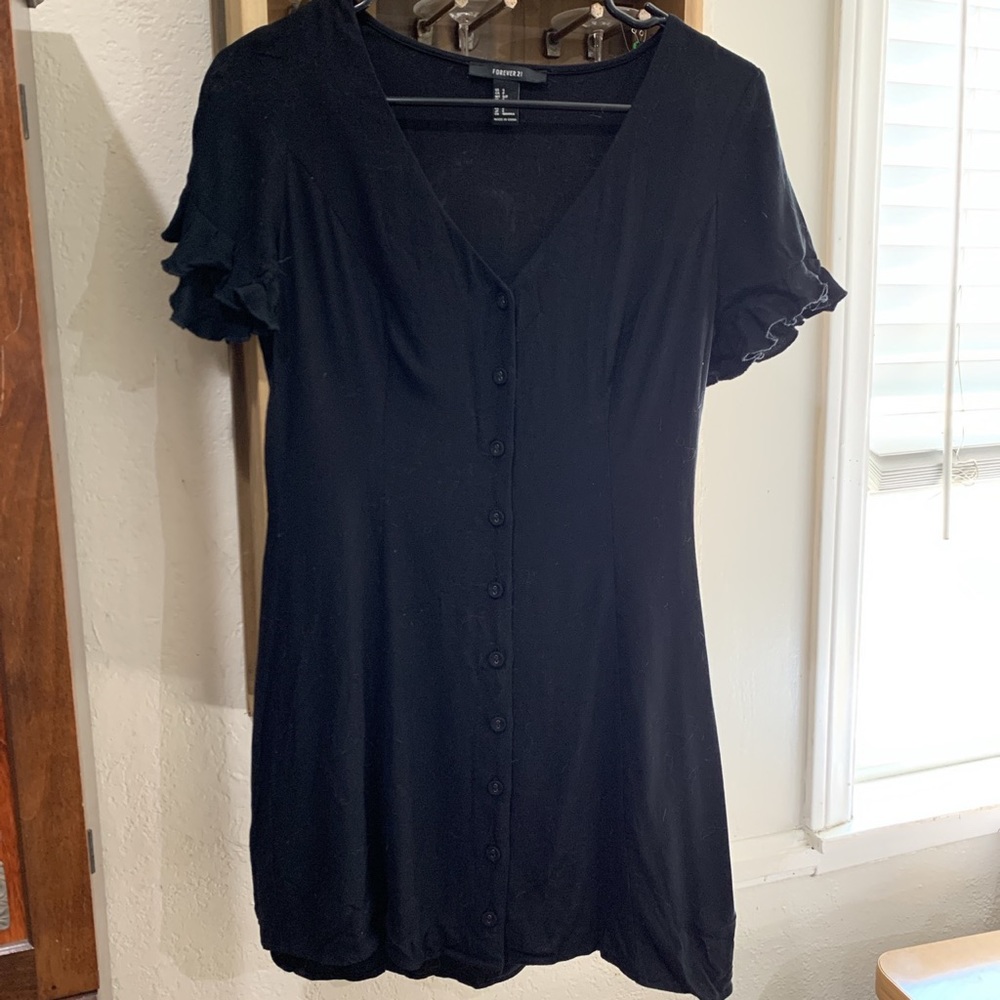 Forever21 Button Down Fit and Flare Dress